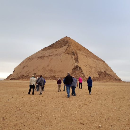 Approaching the Dashur Red Pyramid